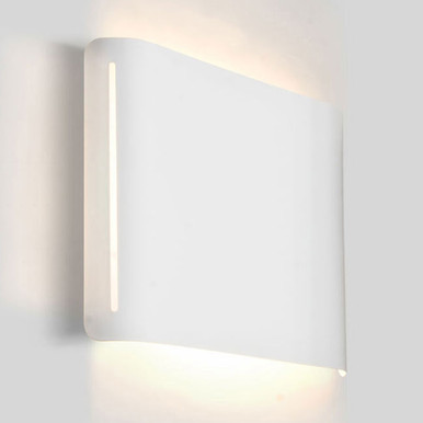 Besa PONTA-LED-WH Ponta Contemporary White LED Lighting Sconce - BES ...