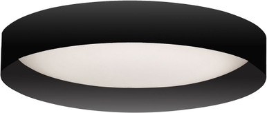 Dainolite CMN-1522LEDFH-MB Carmen Modern Matte Black LED Ceiling Light ...