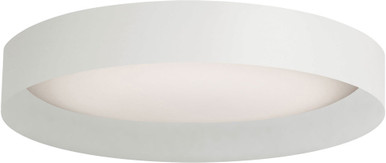 Dainolite CMN-1522LEDFH-MW Carmen Modern Matte White LED Ceiling Light ...