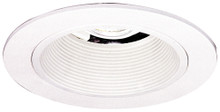 Open Box Elco El713ct5 The Slant System 6" Integrated Led Sloped Baffle Recessed Trim - White