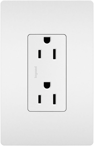 Legrand Radiant 885W Contemporary White Outlet - LGR-885W