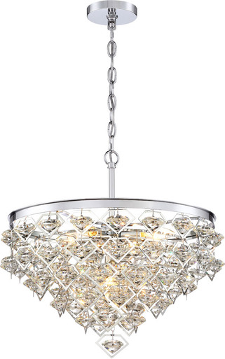 SDQ Lighting PD37801CH Modern Chrome Drop Ceiling Light Fixture - SDQ ...