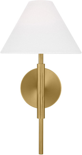 Visual Comfort Studio DJW1011SB Porteau Contemporary Satin Brass ...