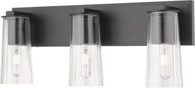 Z-Lite 826-3V-MB Titus Modern Matte Black 3-Light Bathroom Light - ZLT ...
