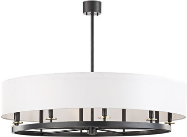 Hudson Valley Lighting 6542-AOB Durham Modern Aged Brass/Old Bronze ...