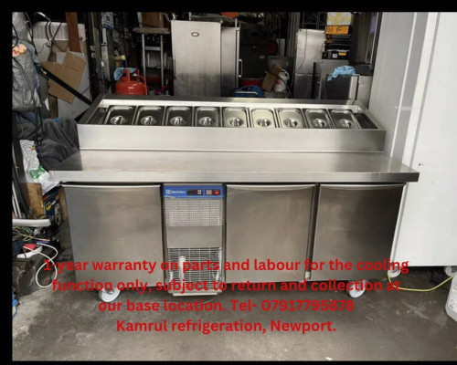 Electrolux 1.8 metre pizza prep counter fridge, From kamrul, 07917795878