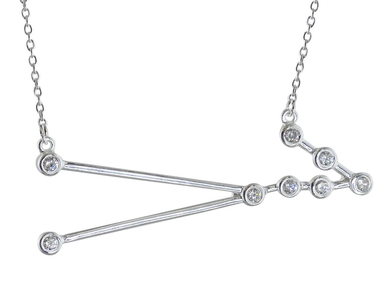 Taurus Constellation Necklace Sterling Silver Reo Company 