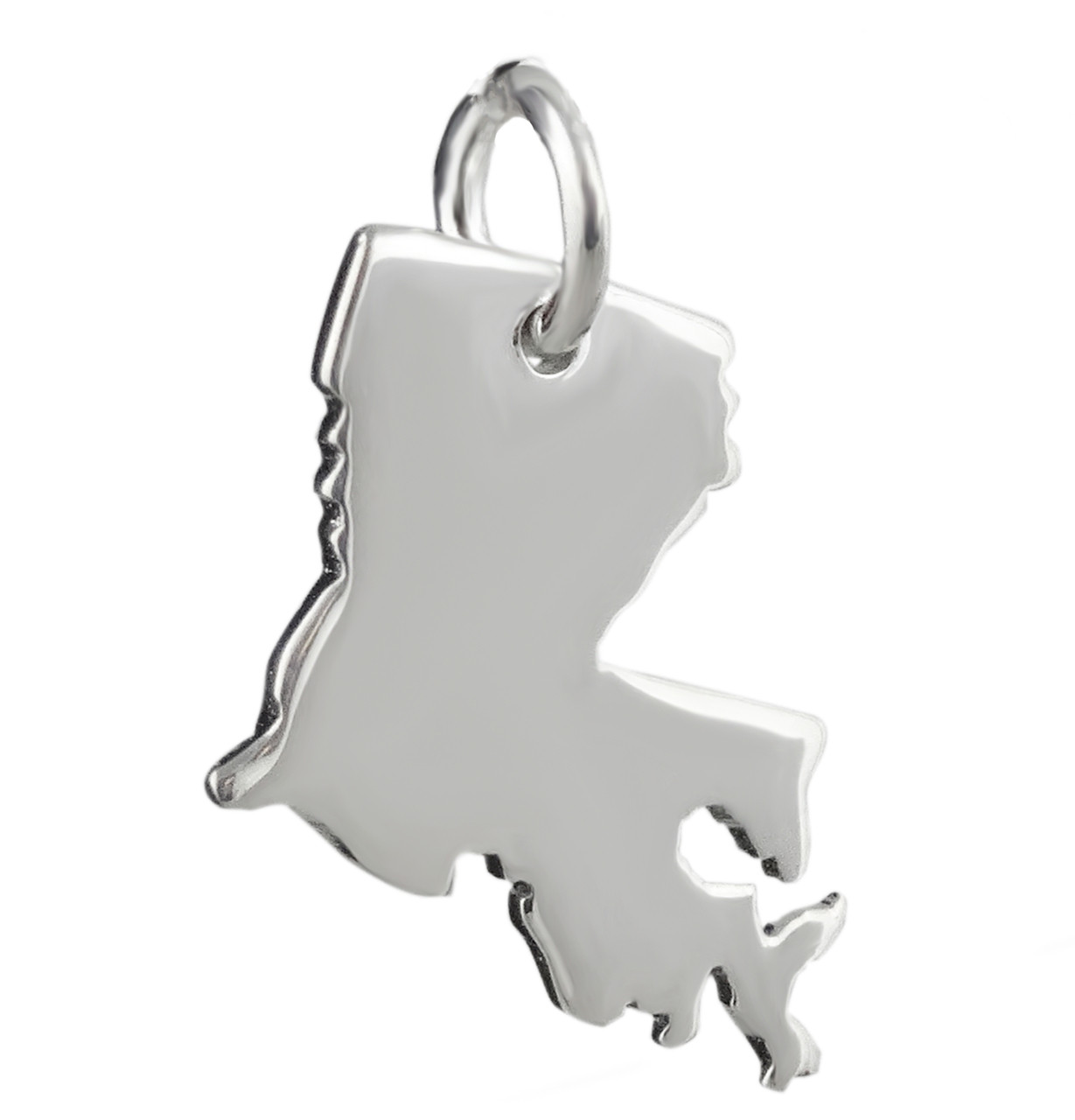 Sterling Silver Louisiana Charm