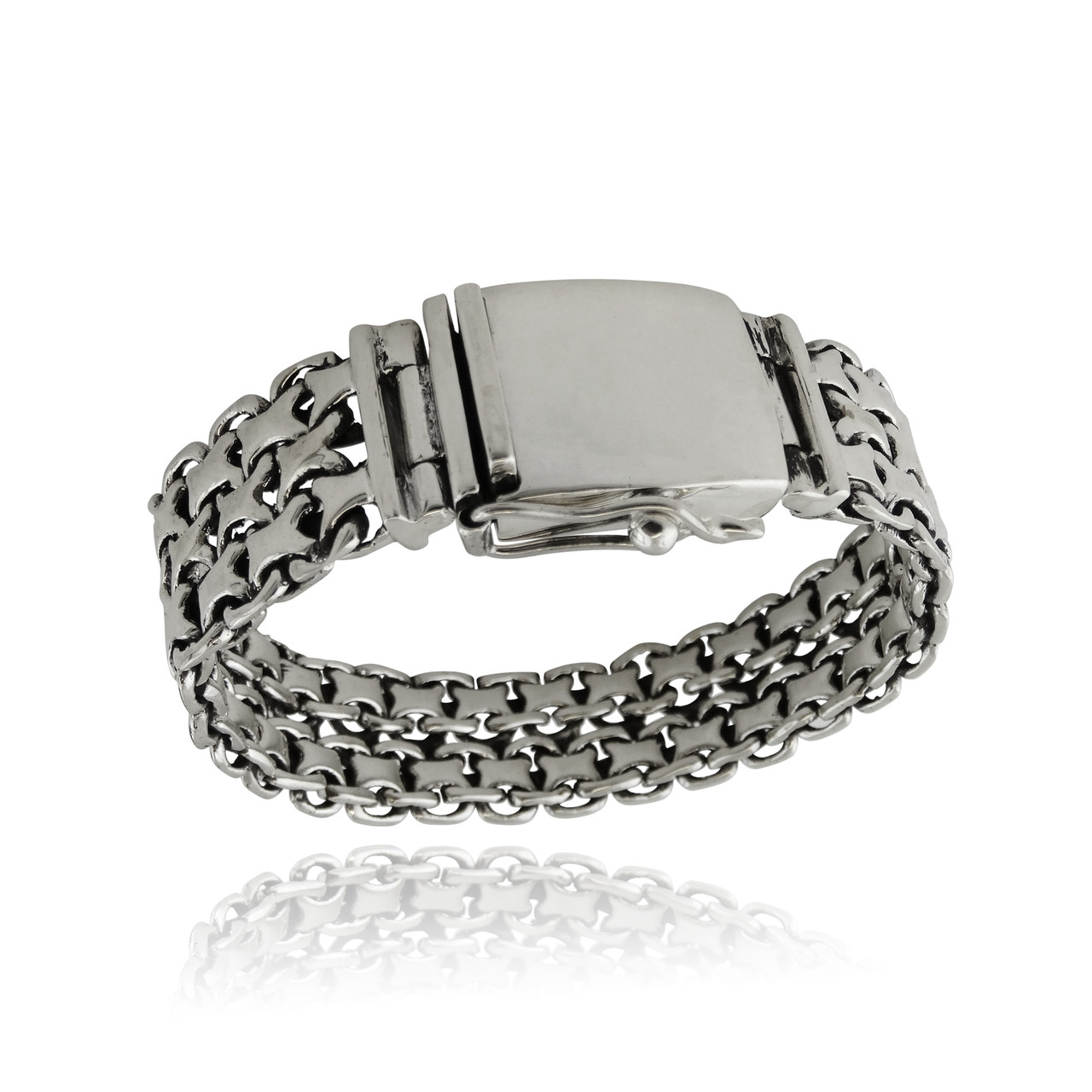 Men's Sterling Silver Bracelet | REO Company Wholesale Sterling Silver
