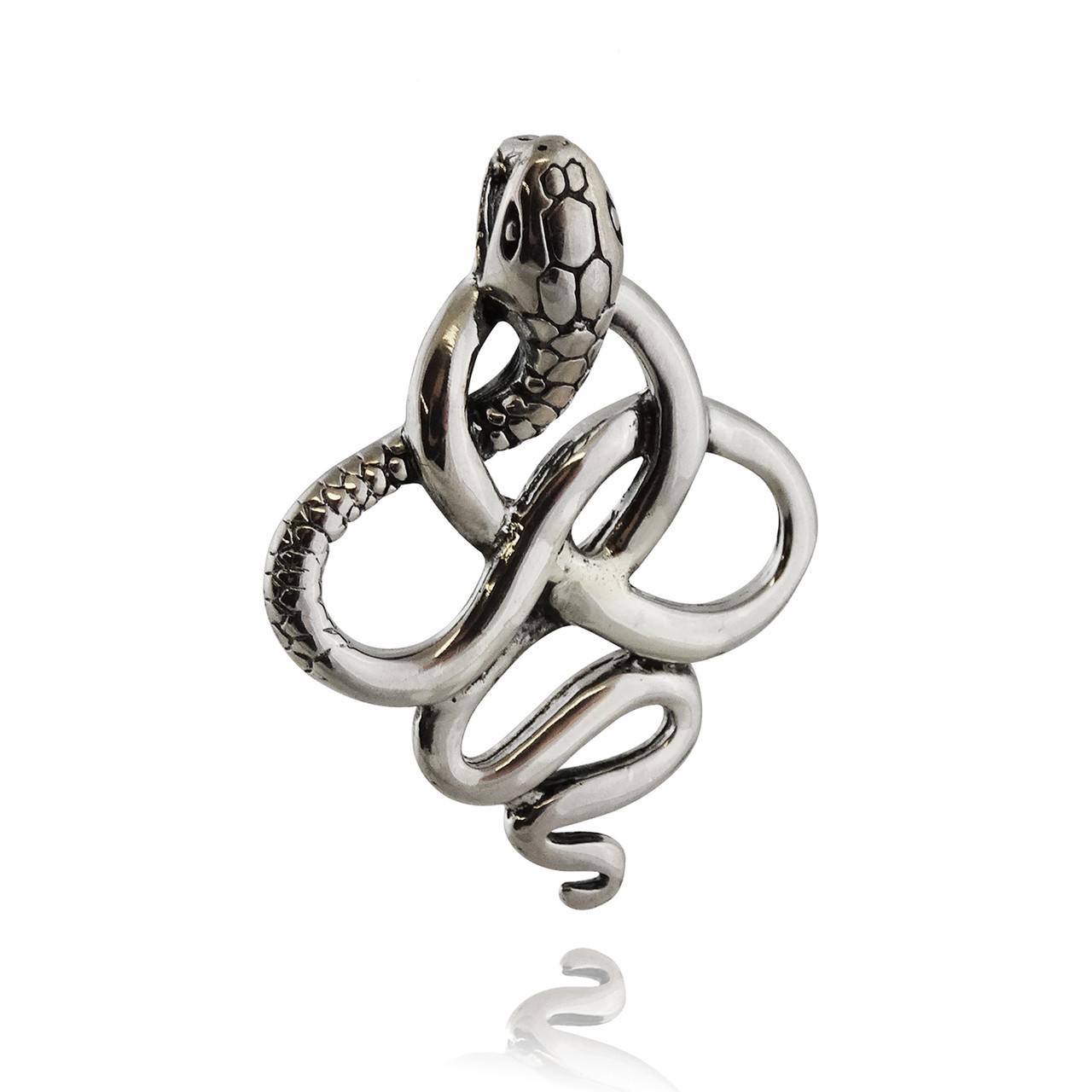 Snake Pendant - 925 Sterling Silver Infinity Knot | REO Company
