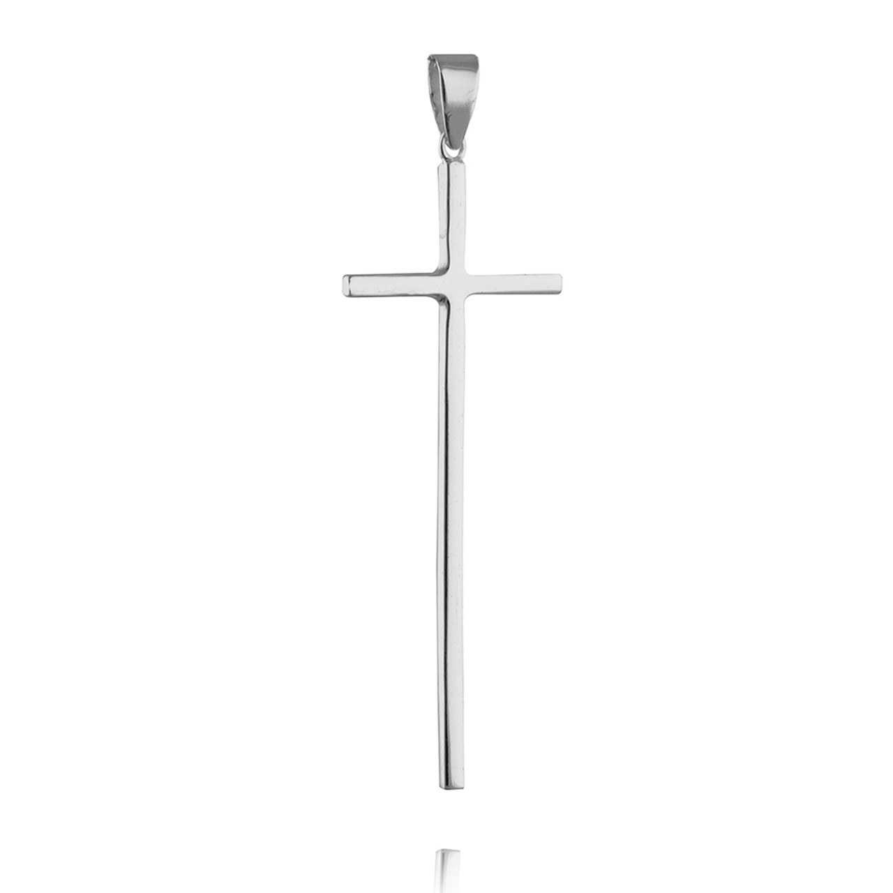 925 Sterling Silver Polished Small Elongated Number 4 Charm Pendant 925 Sterling Silver Polished Small Elongated Number 4 Charm Pendant