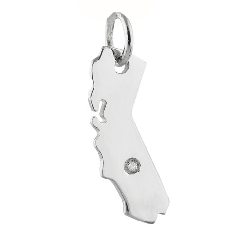 Sterling Silver State Charm Choice of State 