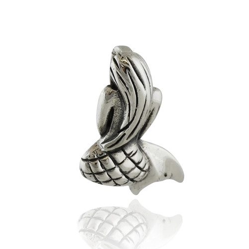 Mermaid Pendant - 925 Sterling Silver - Backside Pendant Sea Maiden Siren Ariel