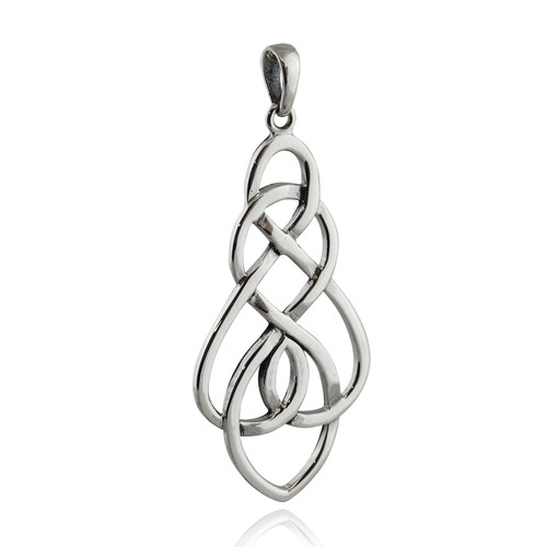 Celtic Knot Symbol Pendant - 925 Sterling Silver