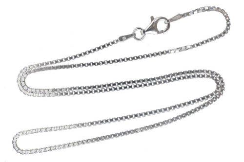 1.2mm Box Chain - 925 Sterling Silver 1.2mm Box Chain - 925 Sterling Silver