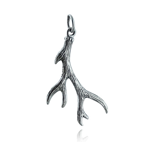 Antler Charm - 925 Sterling Silver Antler Charm - 925 Sterling Silver