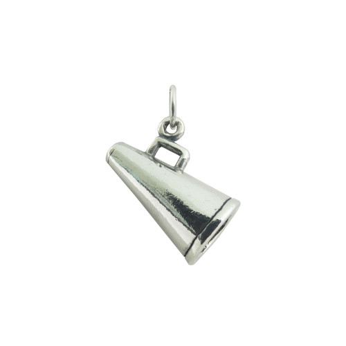 Megaphone Charm, Sterling Silver