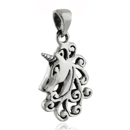 Unicorn Pendant - 925 Sterling Silver
