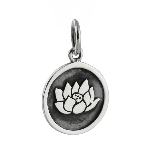 Lotus Charm - 925 Sterling Silver Lotus Charm - 925 Sterling Silver