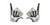Hang Loose Post Earrings - 925 Sterling Silver