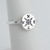 Nautical Compass Face Ring, Thin Band - 925 Sterling Silver