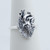 Anatomical Heart Band Ring - 925 Sterling Silver