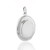Oval Double 4-Photo Locket - 925 Sterling Silver