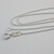 1mm Ball Bead Chain Necklace - 925 Sterling Silver