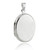 Plain Oval 2 Photo Locket - 925 Sterling Silver