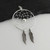 Dream Catcher Pendant- 925 Sterling Silver - Large