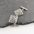Square Celtic Trinity Knot Cuff Links - 925 Sterling Silver One Pair