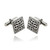 Square Celtic Cuff Links - 925 Sterling Silver - Trinity Knot Mens Cufflinks