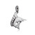 Marlin Fish Pendant - 925 Sterling Silver - Swordfish Ocean Fishing