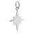 North Star Charm - 925 Sterling Silver