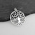 Tree of Life Pendant - 925 Sterling Silver - Round Cutout Filigree Family Gift