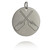 Crossed Oars Pendant Necklace - Stainless Steel Engraved Charm