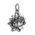 Lotus Flower Charm - 925 Sterling Silver - Pendant Namaste Yoga