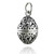 Filigree Egg Locket - 925 Sterling Silver Pendant Opens Gift Keepsake