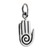 Healing Hand Charm - 925 Sterling Silver