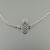 Pineapple Anklet - 925 Sterling Silver - Adjustable 9" to 10"
