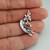 Kokopelli Pendant Charm - 925 Sterling Silver - Flute Music Fertility Deity
