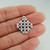 Jerusalem Cross Charm - 925 Sterling Silver - Five-fold Pendant Symbol