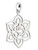 Lotus Flower Om Pendant - 925 Sterling Silver Ohm Yoga