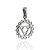 Throat Chakra Pendant - 925 Sterling Silver