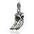 Owl Pendant - 925 Sterling Silver - Openwork Outline