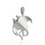 Manta Ray Pendant - 925 Sterling Silver