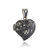 Marcasite Heart Locket - 925 Sterling Silver