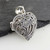 Marcasite Heart Locket - 925 Sterling Silver