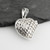 Marcasite Heart Locket - 925 Sterling Silver