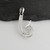 Hawaiian Fish Hook with Whale Tail Pendant - 925 Sterling Silver